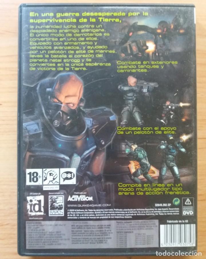 Videojuegos y consolas: Juego pc Quake 4 en buen estado - Foto 2
