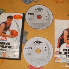 Videojuegos y Consolas: JUEGO PC - EA SPORTS NBA LIVE 2004. PORTADA RAUL LÓPEZ. INCLUYE MANUAL.