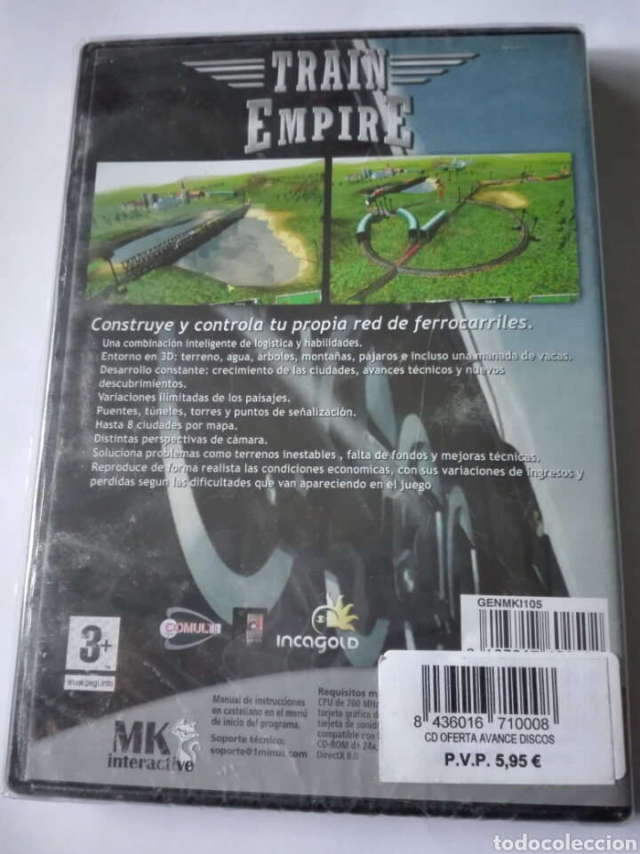 Videojuegos y consolas: JUEGO PC TRAIN EMPIRE . NUEVO PRECINTADO - Foto 2