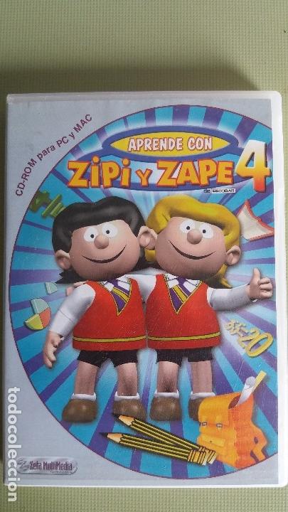 Videojuegos y consolas: APRENDE CON ZIPI Y ZAPE 4. CD-ROM PARA PC Y MAC - Foto 1