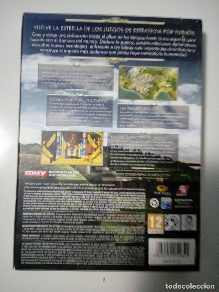 Videojuegos y consolas: CIVILIZATION V. 5. SID MEIER&acute;S. COMPLETO. NUEVO - Foto 2