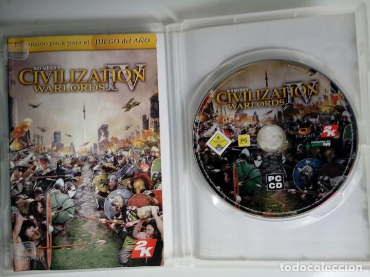Videojuegos y consolas: CIVILIZATION IV. SID MEIER&acute;S. WARLORDS. EXPANSION. JUEGO PC. - Foto 2