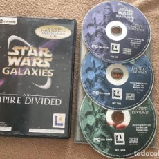 Videojuegos y Consolas: STARWARS GALAXIES AN EMPIRE DIVIDED JUEGO PC CD ROM KREATEN. Lote 364426331