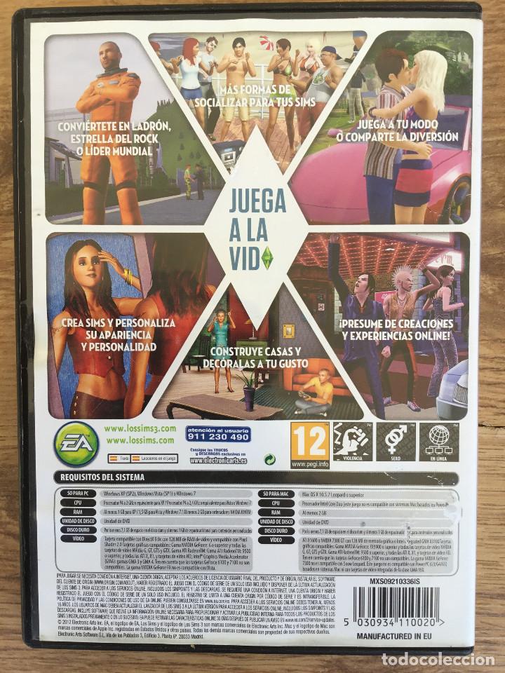 Videojuegos y consolas: LOS SIMS 3 PC DVD ( Con instrucciones ) Juego PC - Foto 2