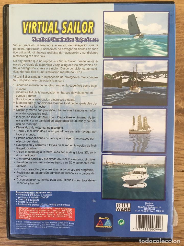 Videojuegos y consolas: VIRTUAL SAILOR Nautical Simulation Experience ( CD-ROM Traducido al castellano ) Juego PC - Foto 2