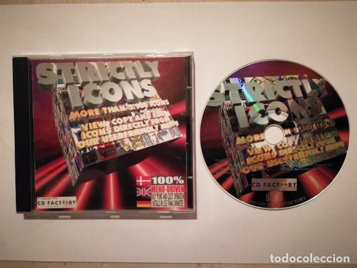 Videojuegos y consolas: CD ROM ORIGINAL - STRICTLY ICONS - PC - A&Ntilde;O 1995 - FACTORY - ICONOS - PROGRAMA - Foto 1
