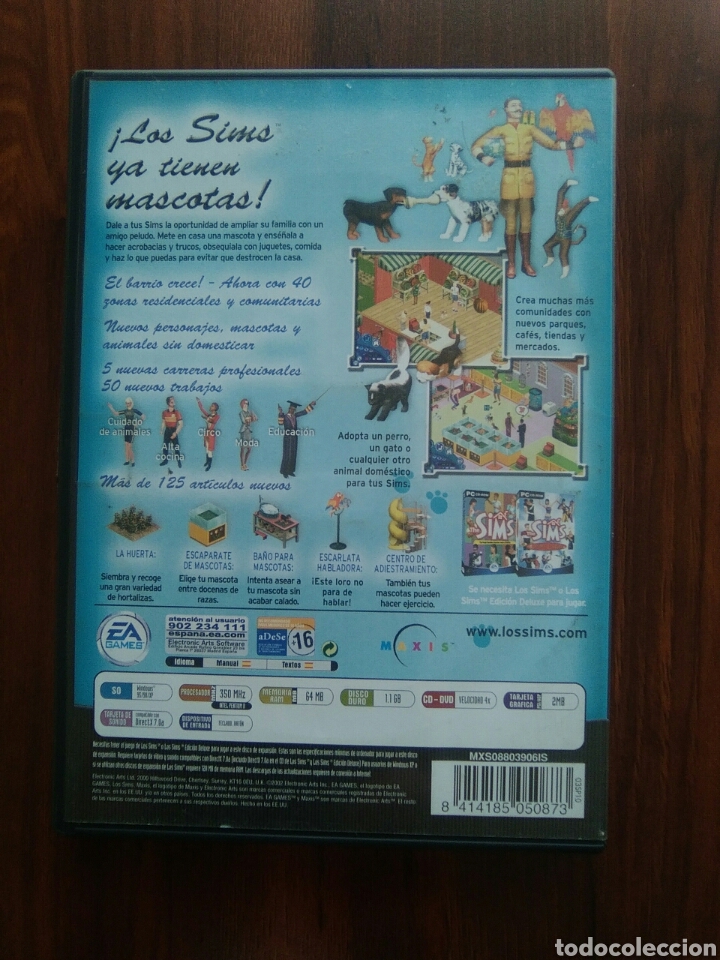 Videojuegos y consolas: LOS SIMS - ANIMALES A RAUDALES - DISCO DE EXPANSI&Oacute;N - PC CD-ROM - Foto 3