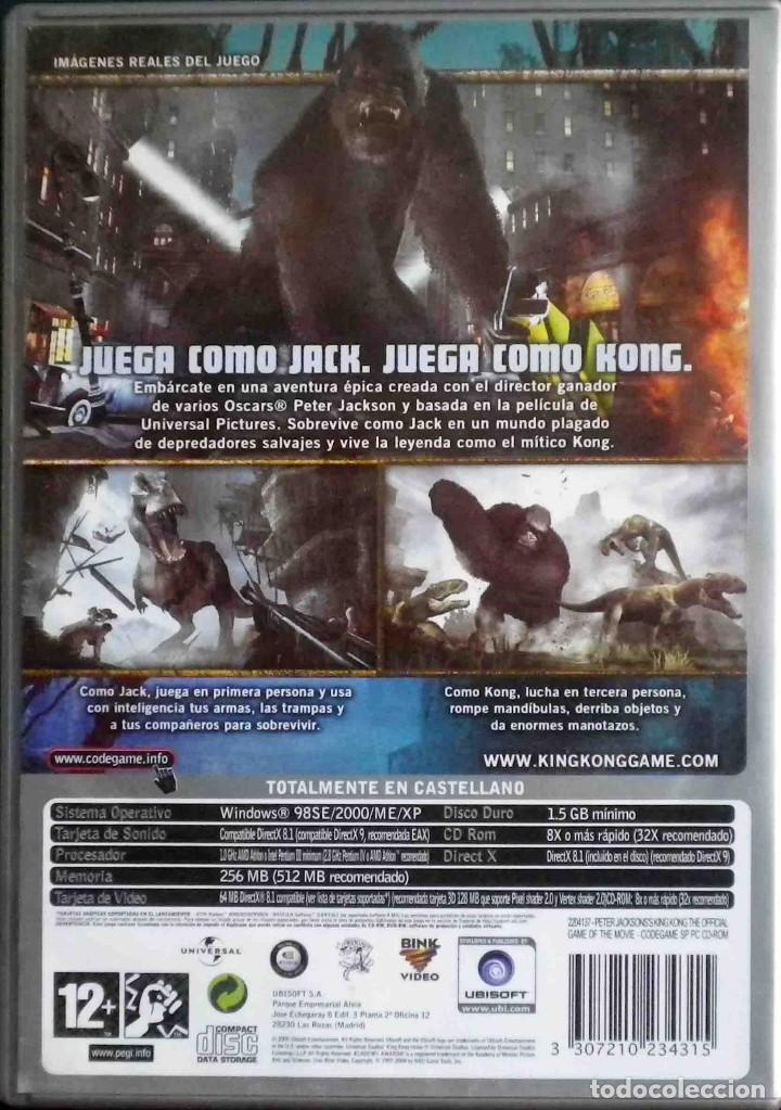 Videojuegos y consolas: CODEGAME: King Kong Peter Jackson - Juego oficial - Completo e impecable. Colecci&oacute;n particular. - Foto 2