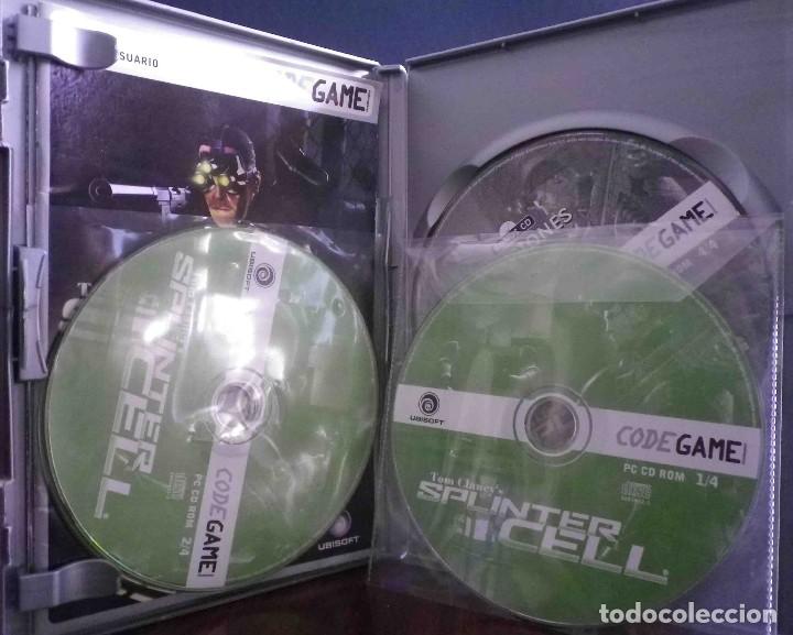 Videojuegos y consolas: CODEGAME: Splinter Cell. Tom Claceys. 4 Discos 9 Misiones + 3 adicionales. Particular, impecable. - Foto 3