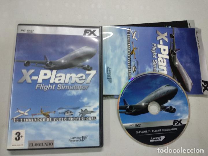 Videojuegos y consolas: X plane 7 - PC - SIMULADOR AVIONES - Foto 1