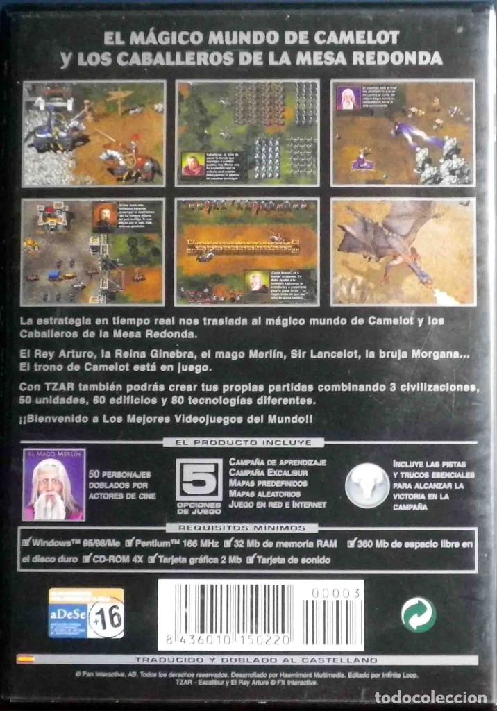 Videojuegos y consolas: FX - Tzar. Excalibur y el Rey Arturo - Completo e impecable. - Foto 2