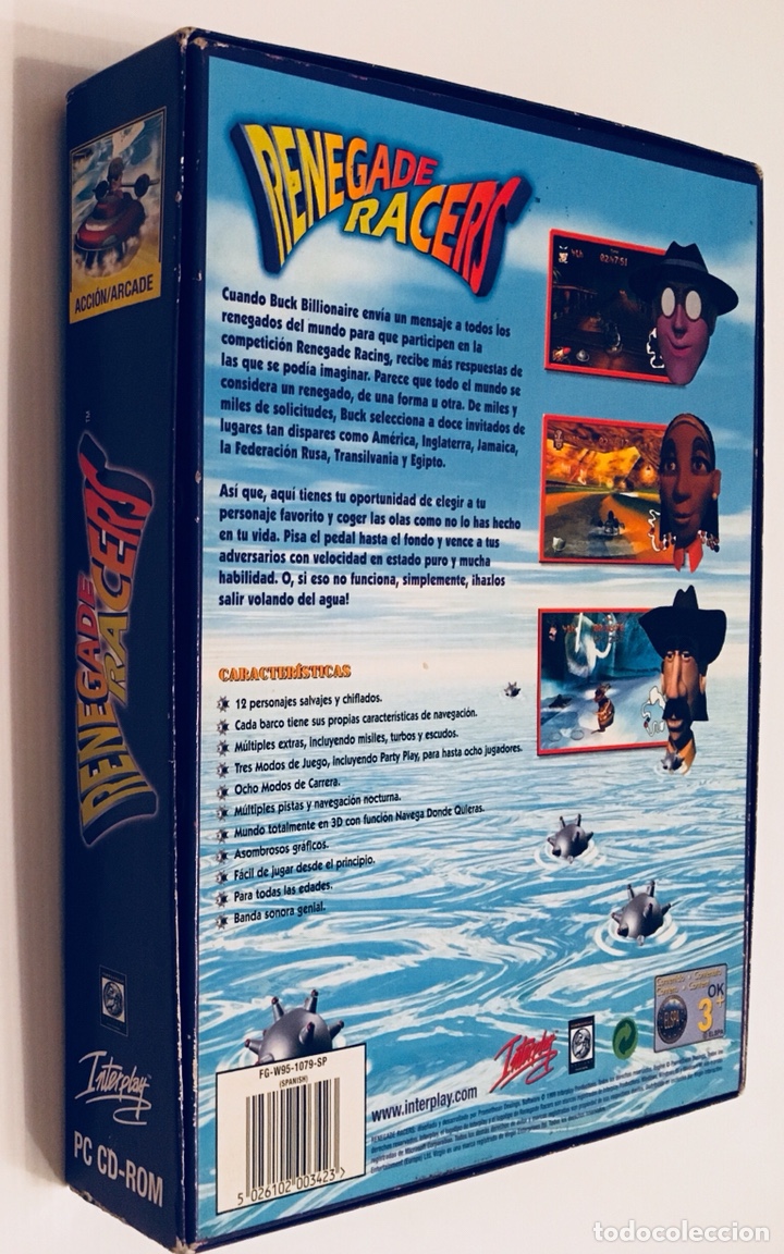 Videojuegos y consolas: Renegade Racers [2000] Interplay [PC CDROM] espa&ntilde;ol - Foto 2