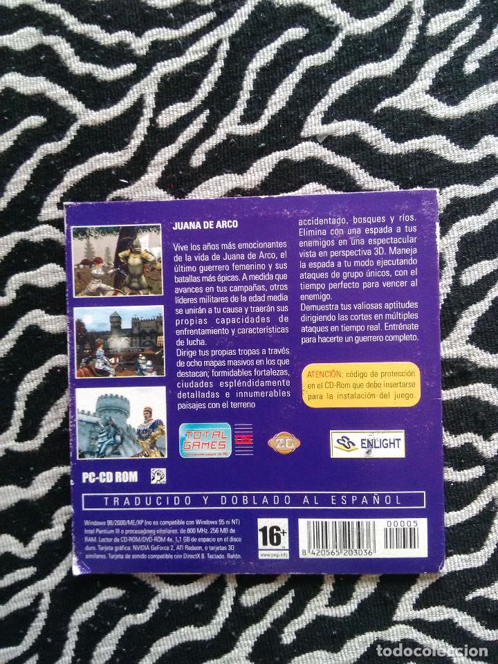 Videojuegos y consolas: ANTIGUO PC CD-ROM JUANA DE ARCO (TOTAL GAMES) - Foto 2