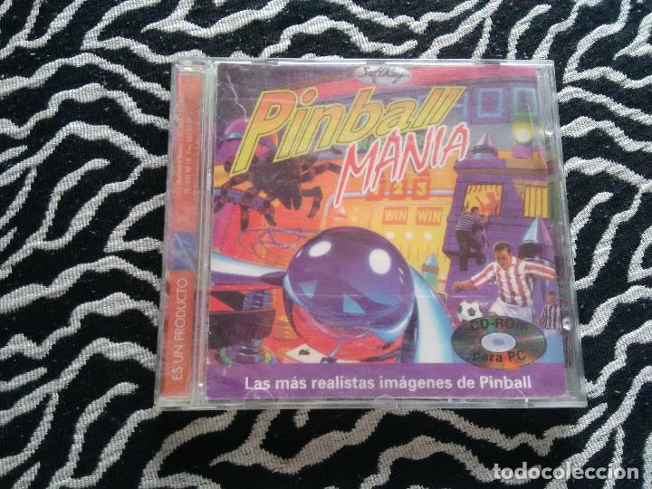 Videojuegos y consolas: ANTIGUO PC CD-ROM PINBALL MAN&Iacute;A - SOFTKEY (A&Ntilde;O 1997) - Foto 1
