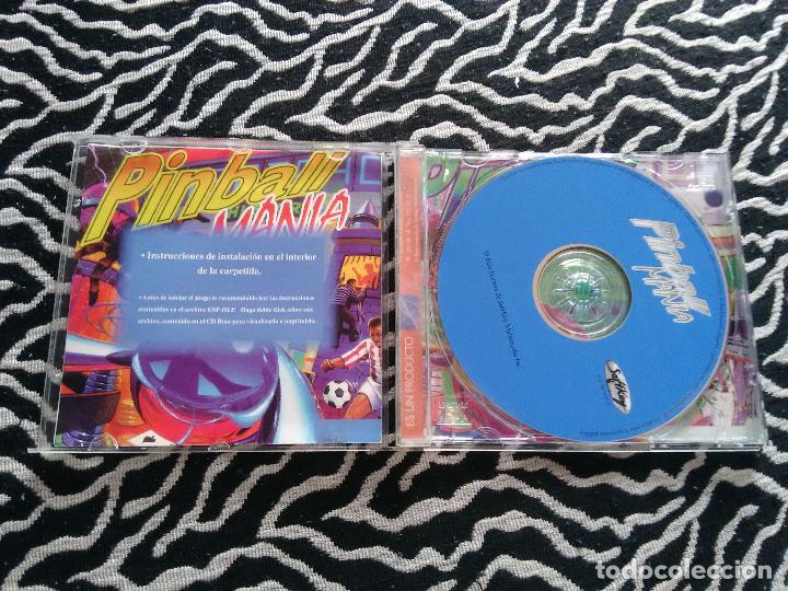 Videojuegos y consolas: ANTIGUO PC CD-ROM PINBALL MAN&Iacute;A - SOFTKEY (A&Ntilde;O 1997) - Foto 2