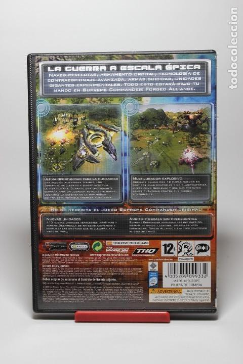 Videojuegos y consolas: SUPREME COMMANDER - FORGED ALLIANCE - PC - Foto 2