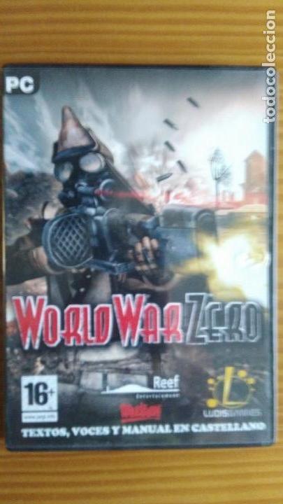 Videojuegos y consolas: JUEGO PC CD WORLD WAR ZERO COLECCI&Oacute;N MICROMANIA USADO - Foto 1