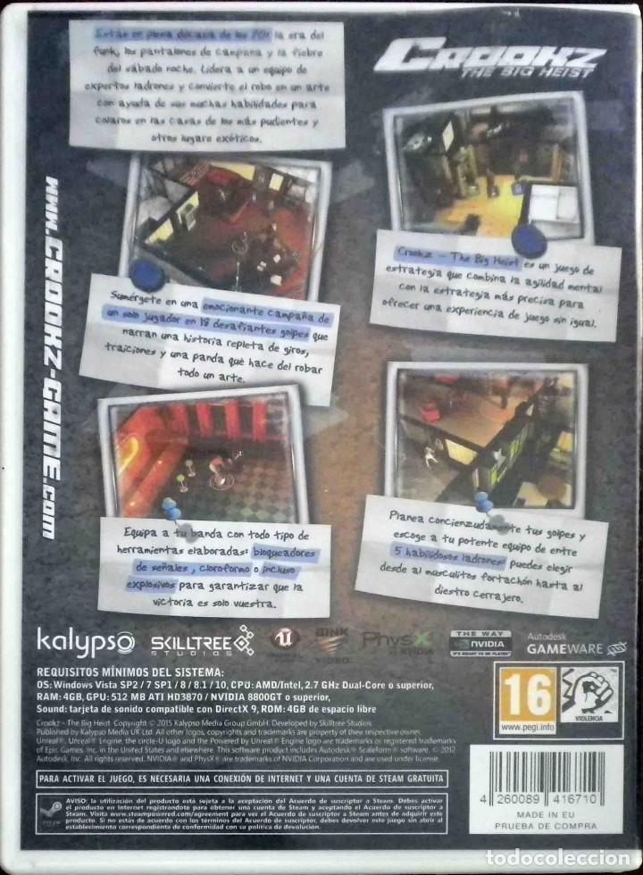 Videojuegos y consolas: PC: Crookz - The Big Heist - Completo y en impecable estado - Para PC y MAC. - Foto 3