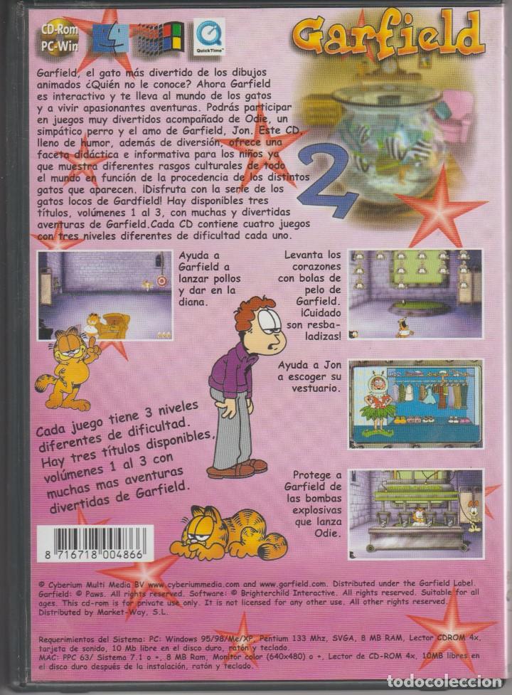 Videojuegos y consolas: JUEGO PC - CD ROM - GARFIELD EL GATO LOCO - Foto 2