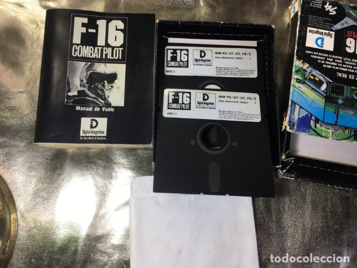 Videojuegos y consolas: F-16 COMBAT PILOT - JUEGO DE IBM PC - Foto 3