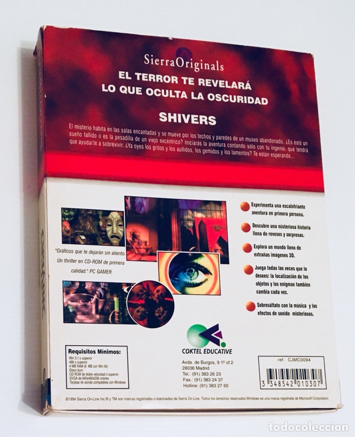 Videojuegos y consolas: Shivers [Sierra On-Line / Coktel Educative] [1994] [PC CDROM] - Foto 2