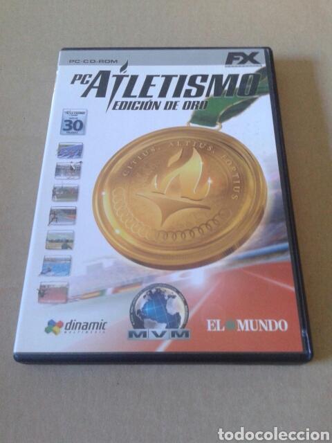 Videojuegos y consolas: PC Atletismo - Edici&oacute;n de Oro. Juego para PC en CD Rom. Dinamic Multimedia, 2003. - Foto 1