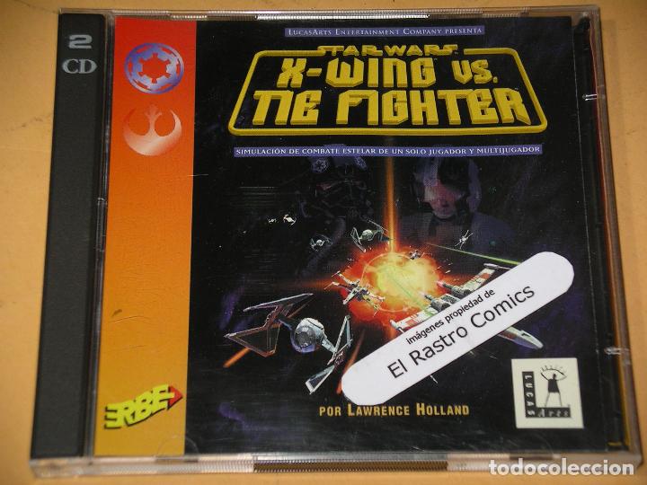 Videojuegos y consolas: X-Wing vs The Fighter, Star Wars, con dos CD ROM, (B) - Foto 1