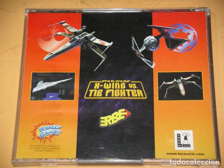 Videojuegos y consolas: X-Wing vs The Fighter, Star Wars, con dos CD ROM, (B) - Foto 2