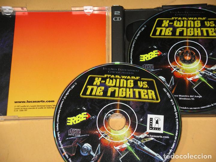 Videojuegos y consolas: X-Wing vs The Fighter, Star Wars, con dos CD ROM, (B) - Foto 3