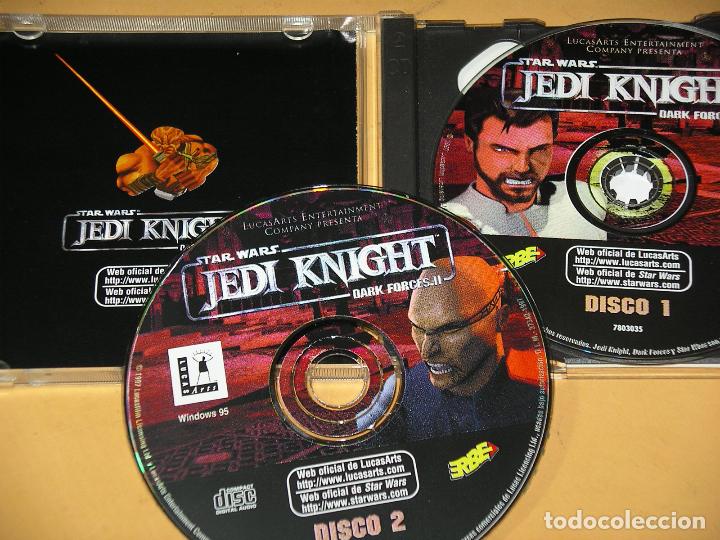 Videojuegos y consolas: Jedi Knight, Dark forces II, Star Wars, con dos CD ROM - Foto 3