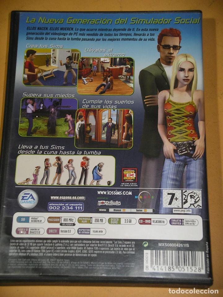 Videojuegos y consolas: Los SIMS 2, con tres CD ROM, ercom - Foto 2