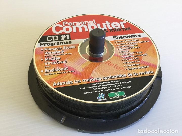 Videojuegos y consolas: Tarrina con 17 CDS de programas variados &ndash; Personal Computer &ndash; PC Today &ndash; Computer Idea - Foto 1
