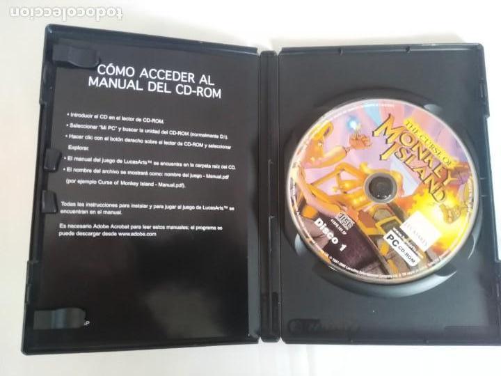 Videojuegos y consolas: juego de pc antiguo the curse  monkey island - Foto 3