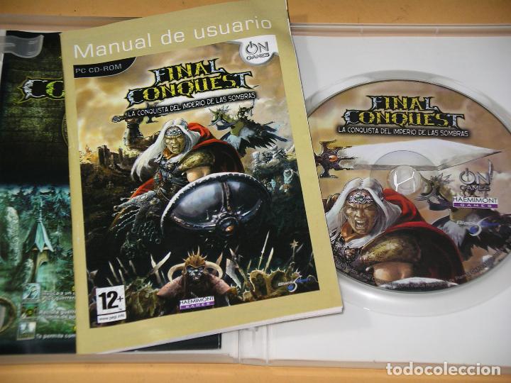 Videojuegos y consolas: Final conquest, La conquista del imperio de las sombras, CD Rom, ercom - Foto 3