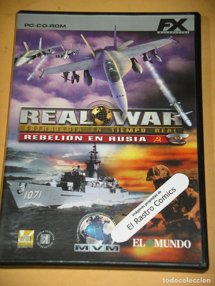 Videojuegos y consolas: Real war, Rebelion en Rusia, CD Rom, ercom - Foto 1