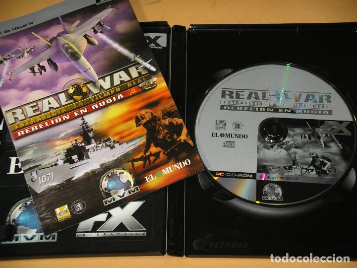 Videojuegos y consolas: Real war, Rebelion en Rusia, CD Rom, ercom - Foto 3
