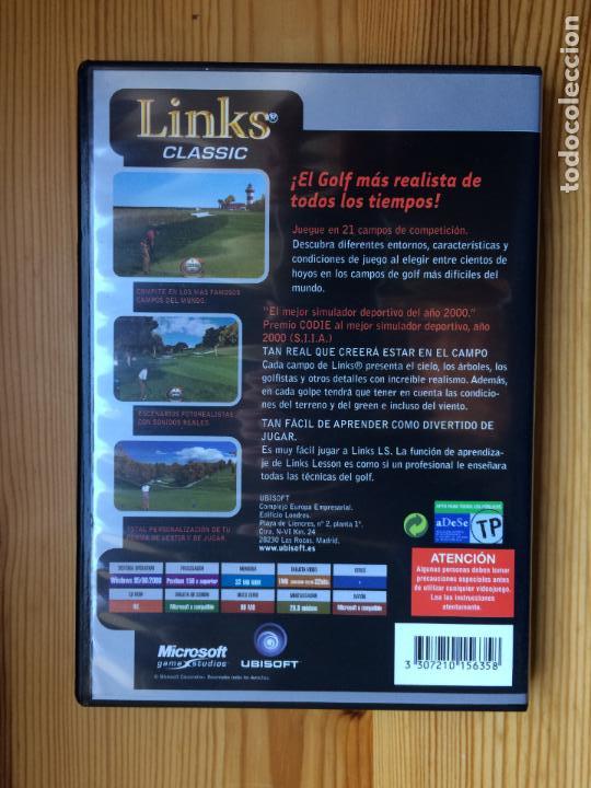 Videojuegos y consolas: LINKS CLASSIC. Code Game PC CD ROM - Foto 2