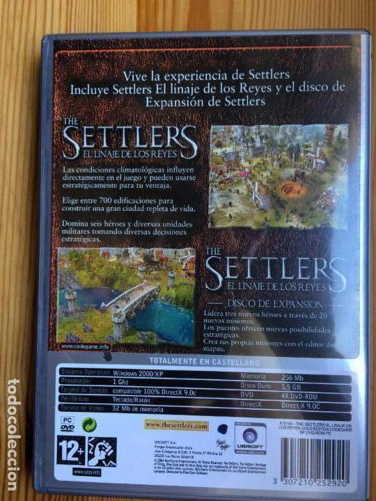 Videojuegos y consolas: The Settlers El linaje de los reyes PC CD ROM CODEGame - Foto 2