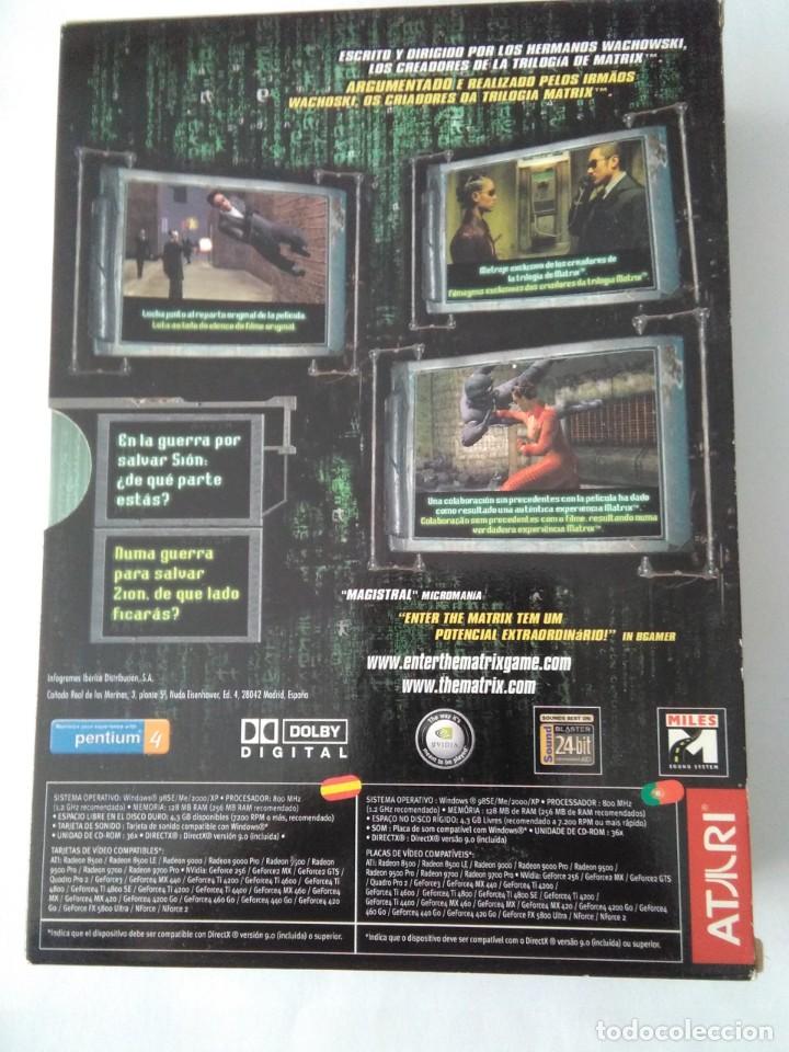 Videojuegos y consolas: ENTER MATRIX .Atari PC CD ROM - Foto 2