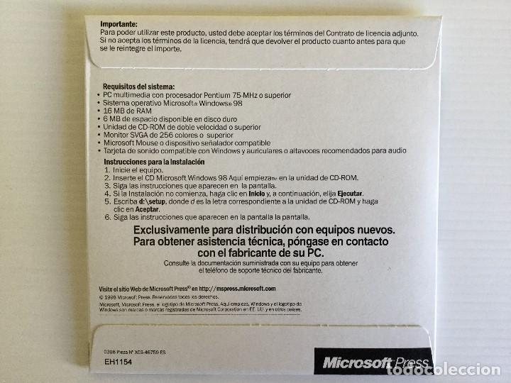 Videojuegos y consolas: Introducci&oacute;n Microsoft Windows 98 Segunda Edici&oacute;n - Foto 3