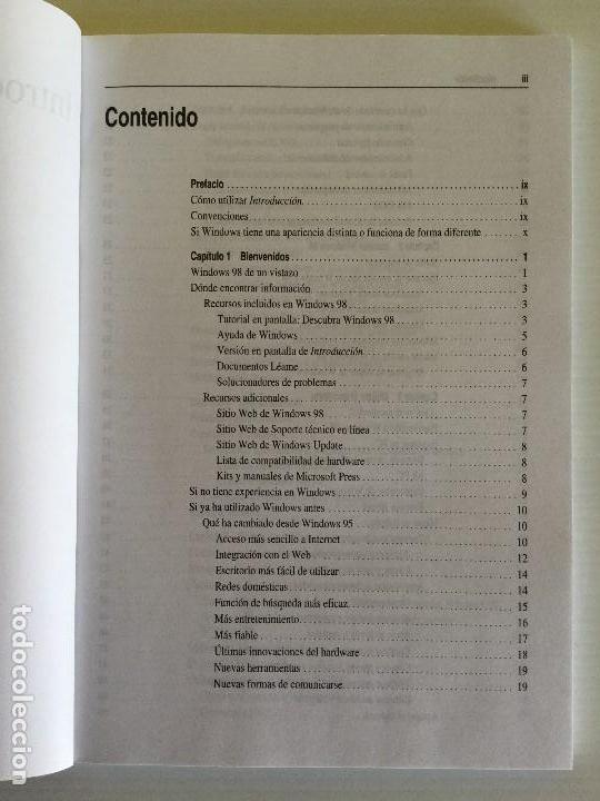 Videojuegos y consolas: Introducci&oacute;n Microsoft Windows 98 Segunda Edici&oacute;n - Foto 4