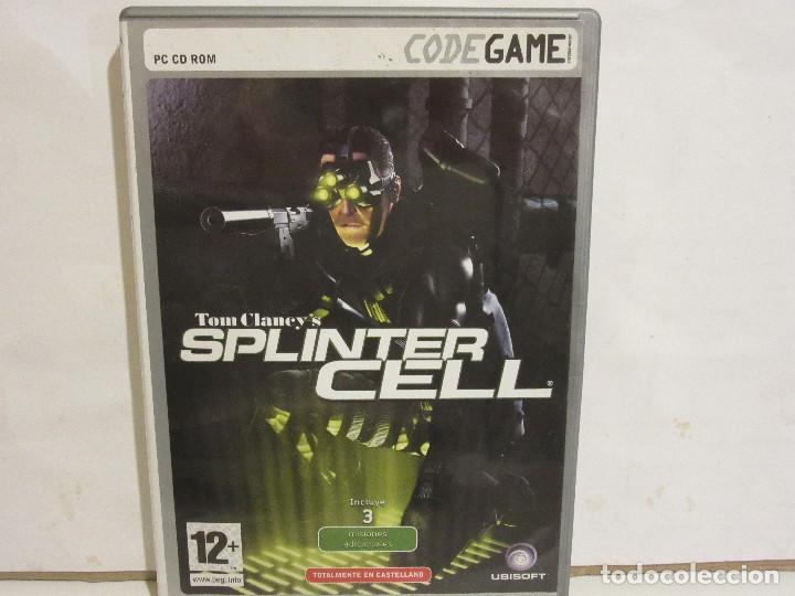 Videojuegos y consolas: Splinter Cell - Tom Clancy&acute;s - 4 x CD - 3 Misiones Adicionales - PC - EX+/EX+ - Foto 1