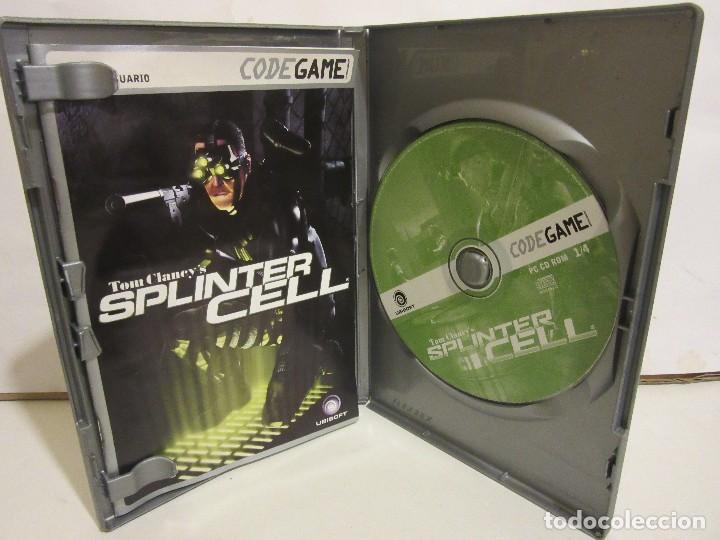 Videojuegos y consolas: Splinter Cell - Tom Clancy&acute;s - 4 x CD - 3 Misiones Adicionales - PC - EX+/EX+ - Foto 3