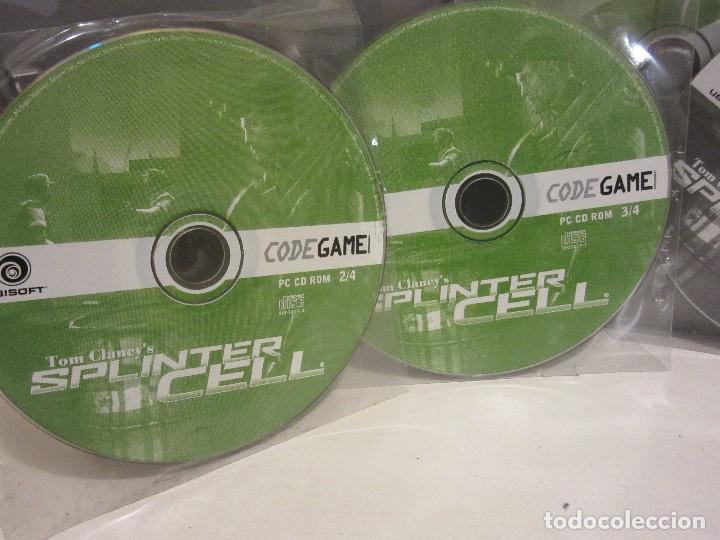 Videojuegos y consolas: Splinter Cell - Tom Clancy&acute;s - 4 x CD - 3 Misiones Adicionales - PC - EX+/EX+ - Foto 5