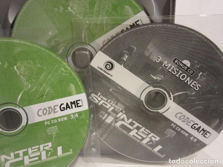 Videojuegos y consolas: Splinter Cell - Tom Clancy&acute;s - 4 x CD - 3 Misiones Adicionales - PC - EX+/EX+ - Foto 6