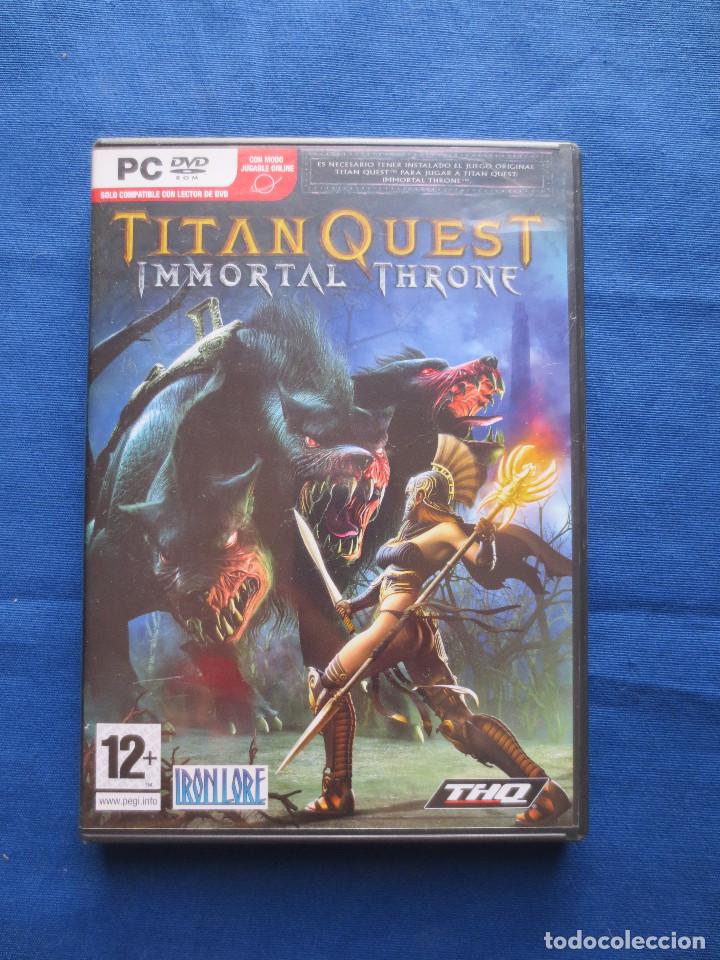 Videojuegos y consolas: PC / TITAN QUEST IMMORTAL THRONE - THQ - PAL ESPA&Ntilde;A - Foto 1
