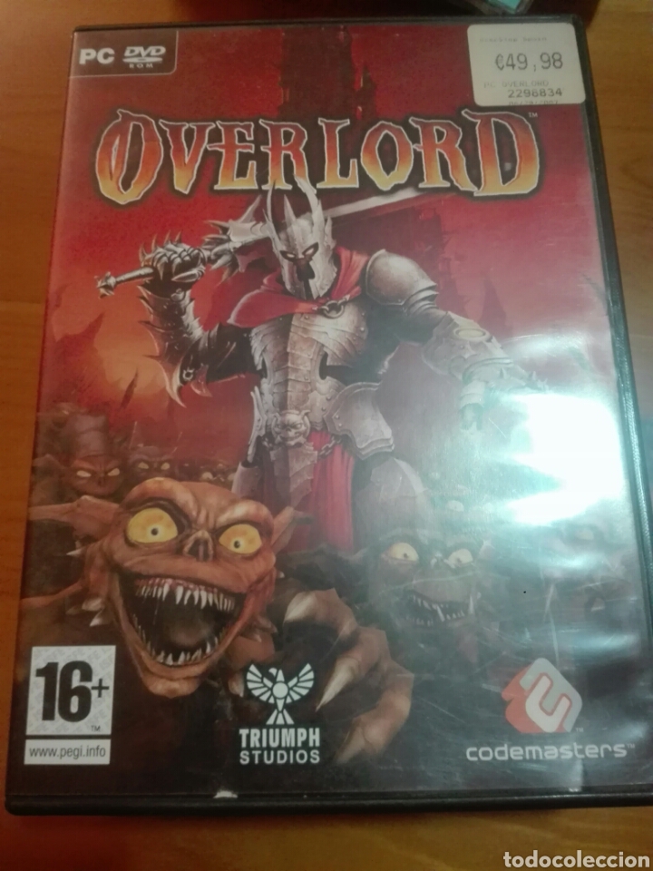 Videojuegos y consolas: Juego pc OVERLORD - Foto 1