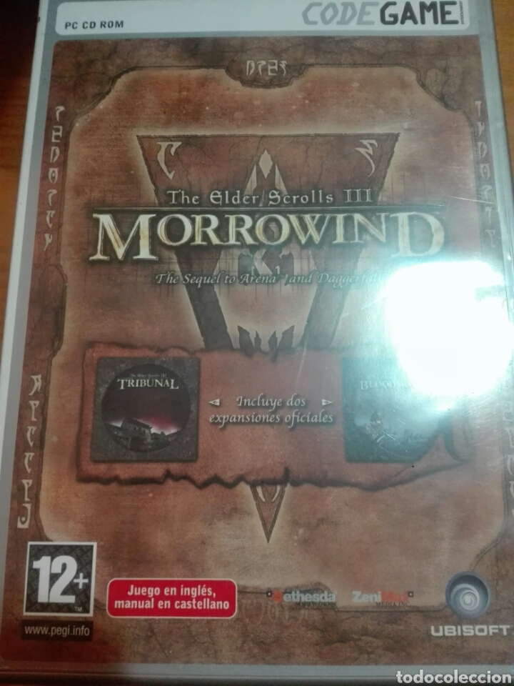 Videojuegos y consolas: Juego pc MORROWIND THE ELDER SCROLLS III (4 discos) - Foto 1