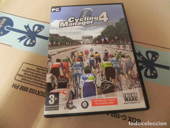 Videojuegos y consolas: CYCLING MANAGER 4 TEMP 2004 2005 PC DVD ROM - Foto 1