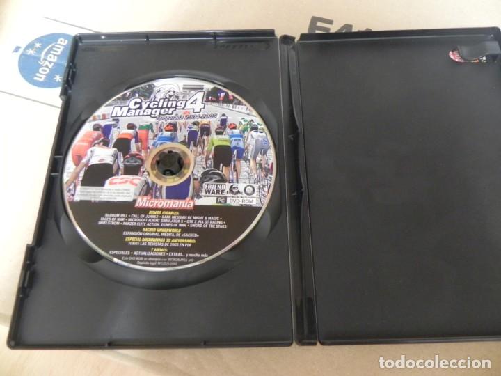 Videojuegos y consolas: CYCLING MANAGER 4 TEMP 2004 2005 PC DVD ROM - Foto 2
